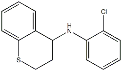 N-(2-chlorophenyl)-3,4-dihydro-2H-1-benzothiopyran-4-amine Struktur