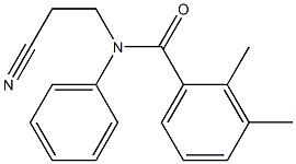 N-(2-cyanoethyl)-2,3-dimethyl-N-phenylbenzamide Struktur