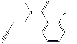 N-(2-cyanoethyl)-2-methoxy-N-methylbenzamide Struktur