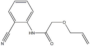 N-(2-cyanophenyl)-2-(prop-2-en-1-yloxy)acetamide Struktur