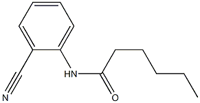 N-(2-cyanophenyl)hexanamide Struktur