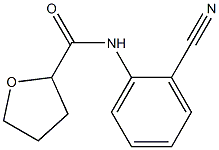 N-(2-cyanophenyl)tetrahydrofuran-2-carboxamide Struktur