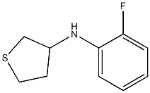 N-(2-fluorophenyl)thiolan-3-amine Struktur