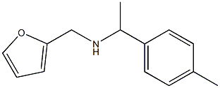 N-(2-furylmethyl)-N-[1-(4-methylphenyl)ethyl]amine Struktur