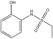 N-(2-hydroxyphenyl)ethane-1-sulfonamide Struktur