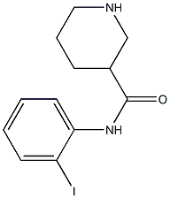 N-(2-iodophenyl)piperidine-3-carboxamide Struktur