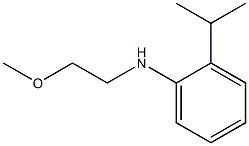 N-(2-methoxyethyl)-2-(propan-2-yl)aniline Struktur