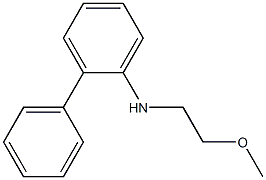 N-(2-methoxyethyl)-2-phenylaniline Struktur