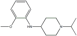 N-(2-methoxyphenyl)-1-(propan-2-yl)piperidin-4-amine Struktur