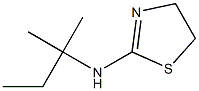 N-(2-methylbutan-2-yl)-4,5-dihydro-1,3-thiazol-2-amine Struktur