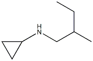 N-(2-methylbutyl)cyclopropanamine Struktur