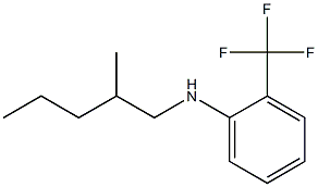 N-(2-methylpentyl)-2-(trifluoromethyl)aniline Struktur