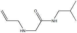 N-(2-methylpropyl)-2-(prop-2-en-1-ylamino)acetamide Struktur