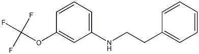 N-(2-phenylethyl)-3-(trifluoromethoxy)aniline Struktur