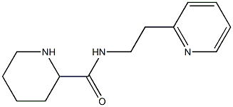 N-(2-pyridin-2-ylethyl)piperidine-2-carboxamide Struktur