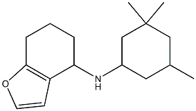 N-(3,3,5-trimethylcyclohexyl)-4,5,6,7-tetrahydro-1-benzofuran-4-amine Struktur