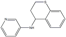 N-(3,4-dihydro-2H-1-benzothiopyran-4-yl)pyridin-3-amine Struktur