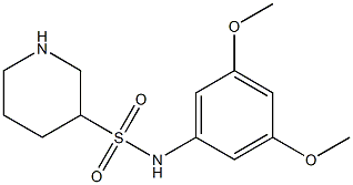 N-(3,5-dimethoxyphenyl)piperidine-3-sulfonamide Struktur