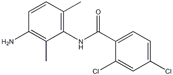 N-(3-amino-2,6-dimethylphenyl)-2,4-dichlorobenzamide Struktur