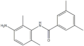 N-(3-amino-2,6-dimethylphenyl)-3,5-dimethylbenzamide Struktur