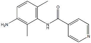 N-(3-amino-2,6-dimethylphenyl)isonicotinamide Struktur