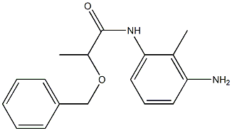 N-(3-amino-2-methylphenyl)-2-(benzyloxy)propanamide Struktur