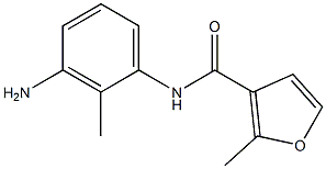 N-(3-amino-2-methylphenyl)-2-methyl-3-furamide Struktur