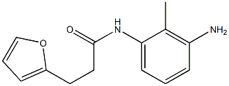 N-(3-amino-2-methylphenyl)-3-(furan-2-yl)propanamide Struktur