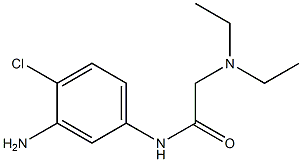 N-(3-amino-4-chlorophenyl)-2-(diethylamino)acetamide Struktur