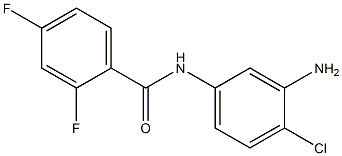 N-(3-amino-4-chlorophenyl)-2,4-difluorobenzamide Struktur