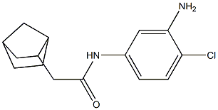 N-(3-amino-4-chlorophenyl)-2-{bicyclo[2.2.1]heptan-2-yl}acetamide Struktur