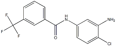 N-(3-amino-4-chlorophenyl)-3-(trifluoromethyl)benzamide Struktur