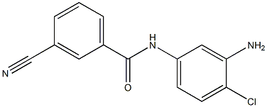 N-(3-amino-4-chlorophenyl)-3-cyanobenzamide Struktur