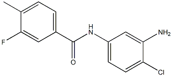 N-(3-amino-4-chlorophenyl)-3-fluoro-4-methylbenzamide Struktur