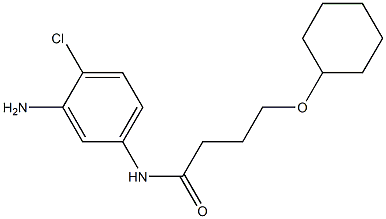 N-(3-amino-4-chlorophenyl)-4-(cyclohexyloxy)butanamide Struktur