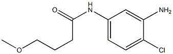 N-(3-amino-4-chlorophenyl)-4-methoxybutanamide Struktur