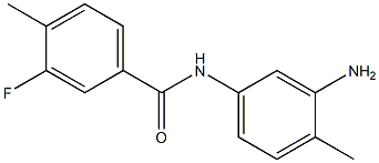 N-(3-amino-4-methylphenyl)-3-fluoro-4-methylbenzamide Struktur