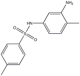 N-(3-amino-4-methylphenyl)-4-methylbenzenesulfonamide Struktur