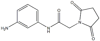 N-(3-aminophenyl)-2-(2,5-dioxopyrrolidin-1-yl)acetamide Struktur