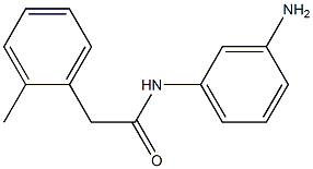 N-(3-aminophenyl)-2-(2-methylphenyl)acetamide Struktur