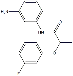 N-(3-aminophenyl)-2-(3-fluorophenoxy)propanamide Struktur