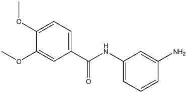 N-(3-aminophenyl)-3,4-dimethoxybenzamide Struktur