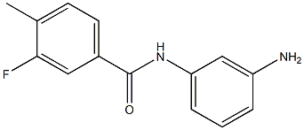 N-(3-aminophenyl)-3-fluoro-4-methylbenzamide Struktur