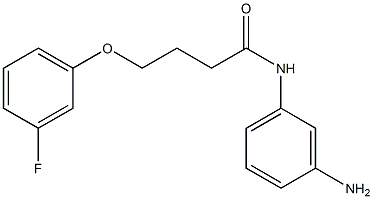 N-(3-aminophenyl)-4-(3-fluorophenoxy)butanamide Struktur