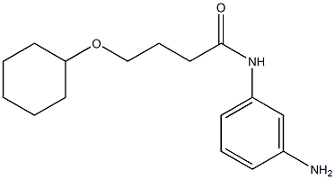 N-(3-aminophenyl)-4-(cyclohexyloxy)butanamide Struktur