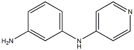 N-(3-aminophenyl)-N-pyridin-4-ylamine Struktur