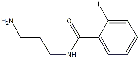 N-(3-aminopropyl)-2-iodobenzamide Struktur