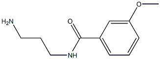 N-(3-aminopropyl)-3-methoxybenzamide Struktur