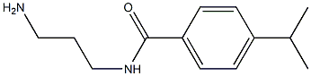 N-(3-aminopropyl)-4-isopropylbenzamide Struktur