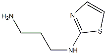 N-(3-aminopropyl)-N-1,3-thiazol-2-ylamine Struktur